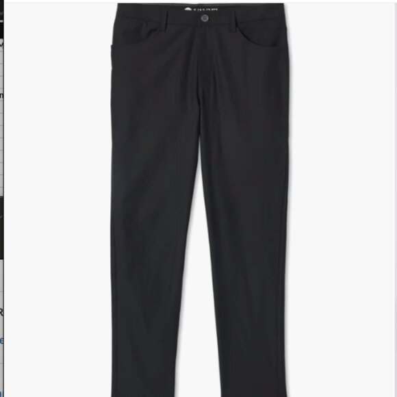 Vuori Meta Pant Athletic Slim Fit 32" | Black - Picture 1 of 2